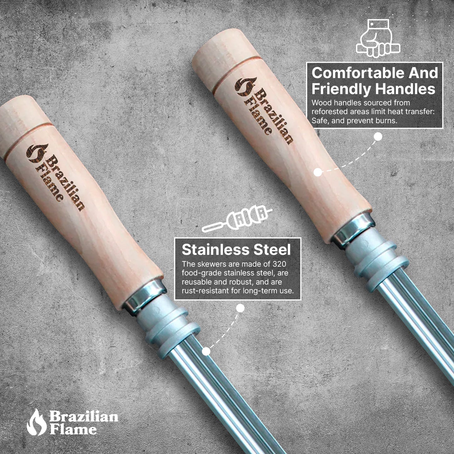Brazilian Flame Espeto Simples
