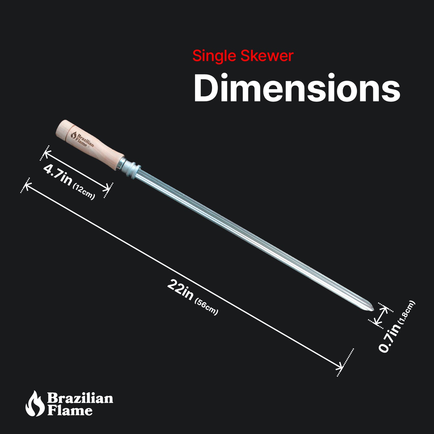 Brazilian Flame Espeto Simples