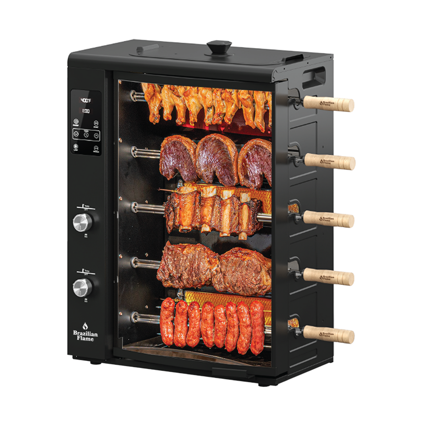 PRE-ORDER ONLY - FOGO SERIES Rotisserie Gas Grill w/5-Skewers by Brazilian Flame®