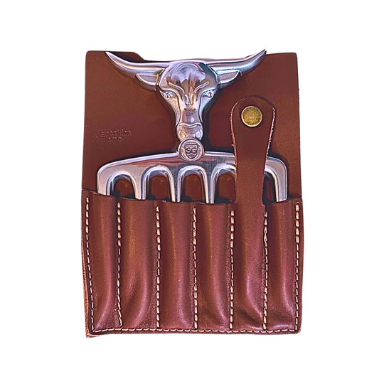 Garfo Bad Bull Chama Brasileira 6 Dentes