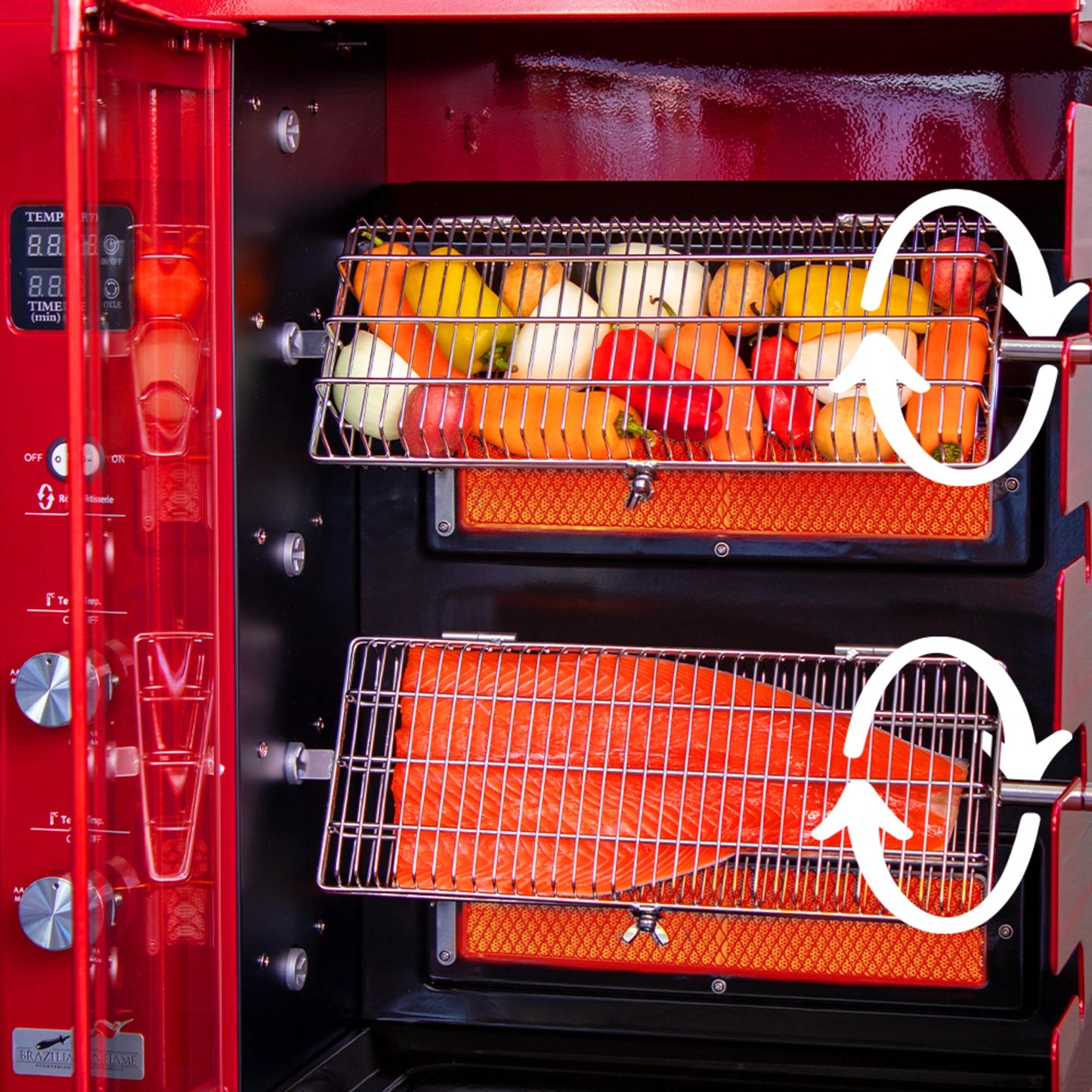 Conjunto de cesta brasileira Flame Grill