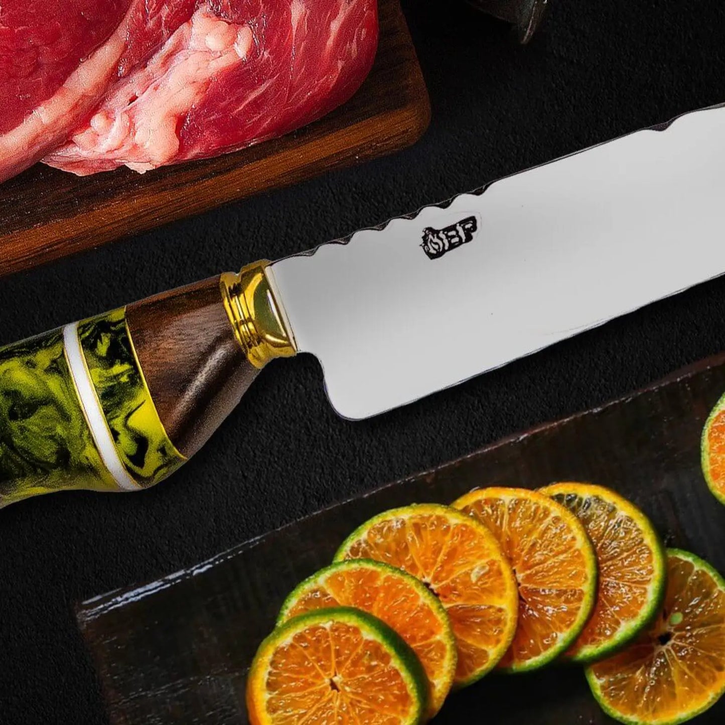Faca versátil do Brazilian Flame Chef