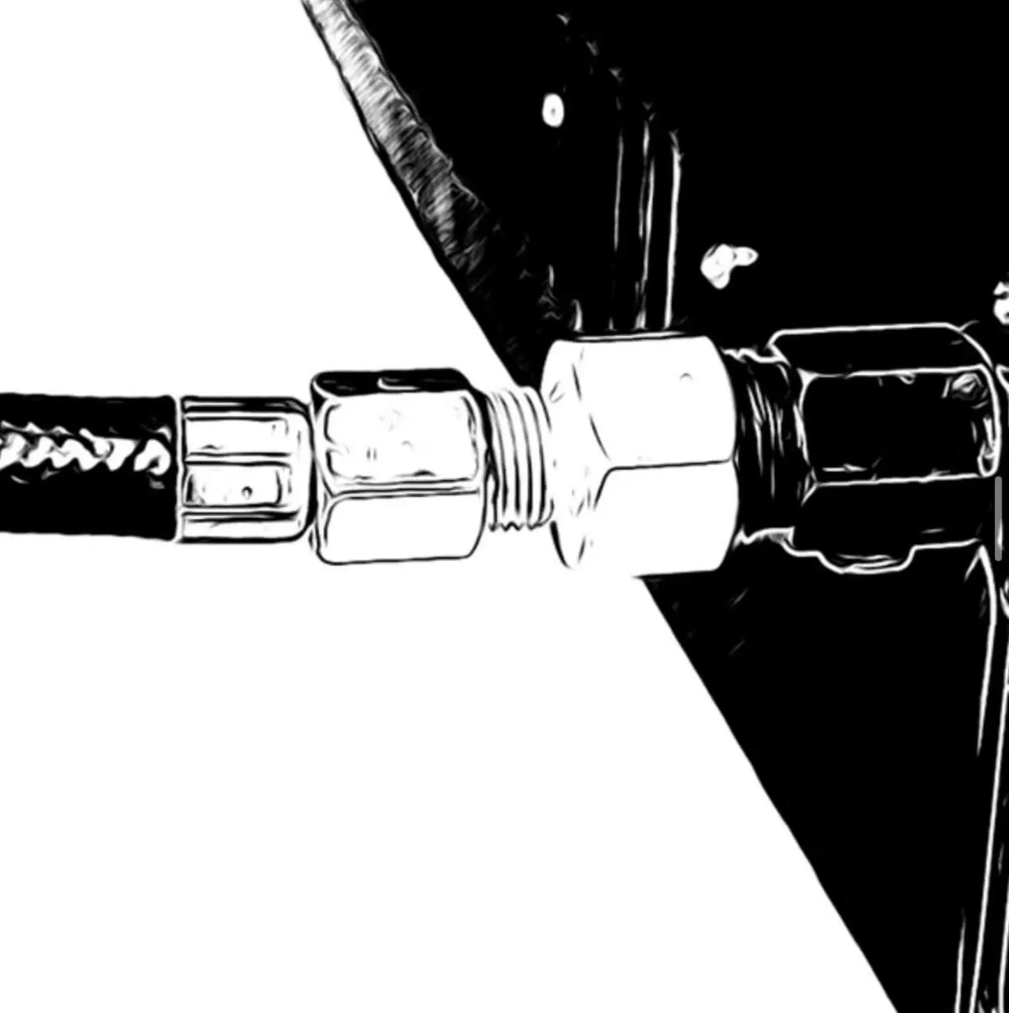 Adaptador de gás de chama brasileiro para conector de tubo