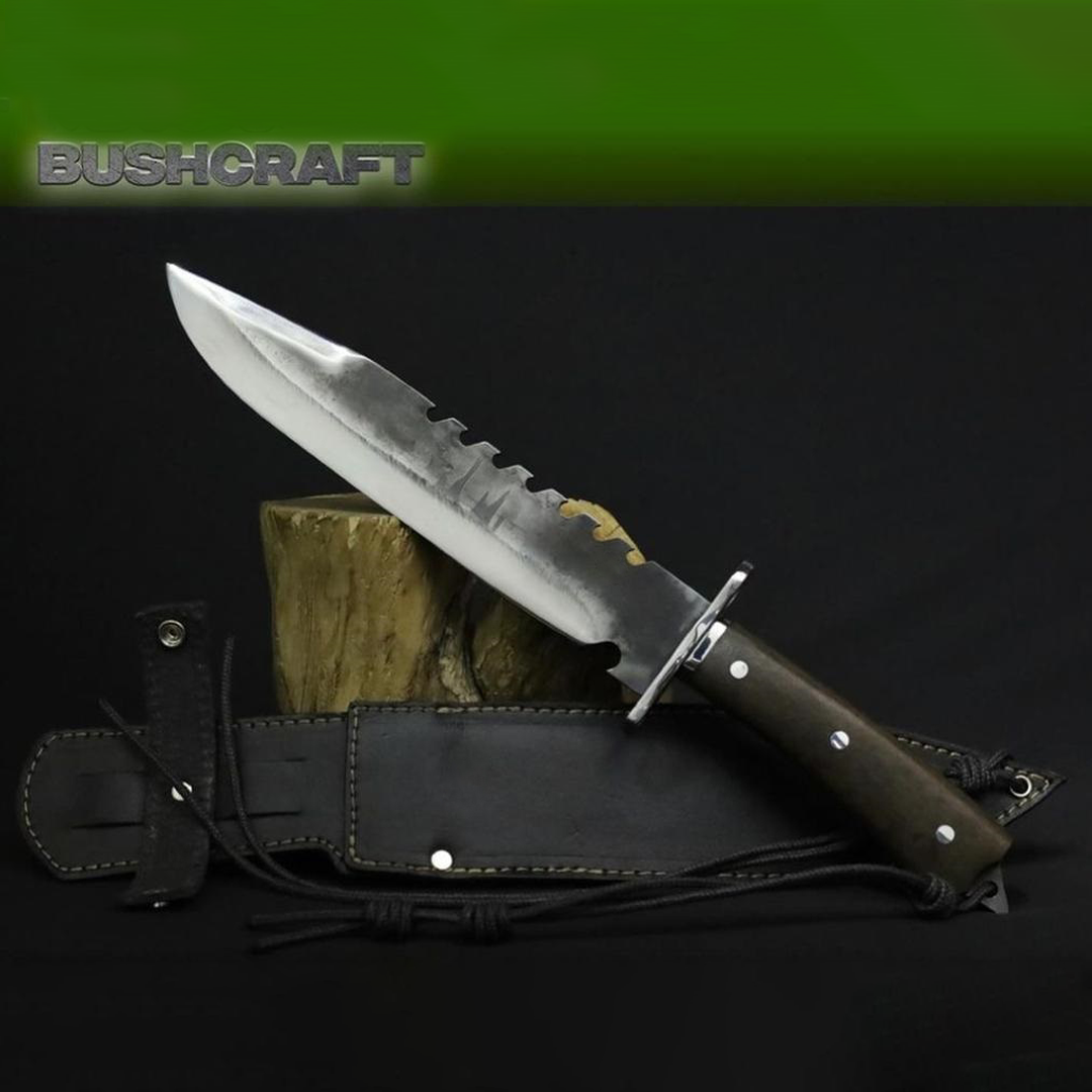 Faca Bushcraft Caçadora de Chamas Brasileira